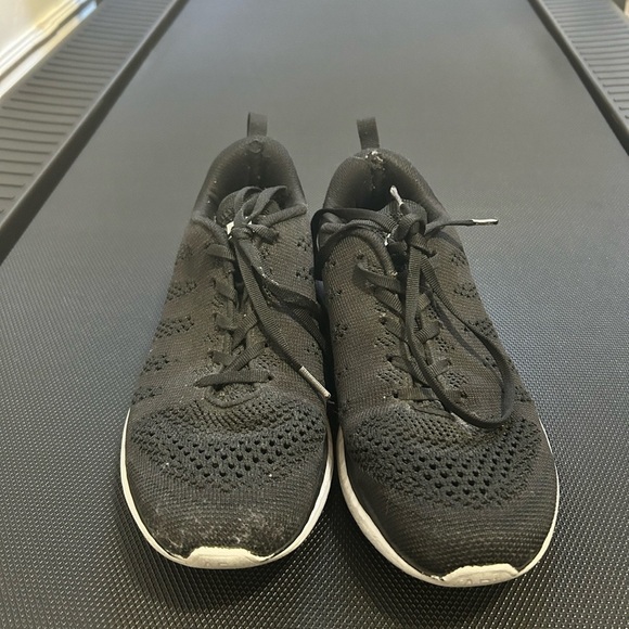 APL techloom pro w knit black shoes size 9.5 - Picture 4 of 12